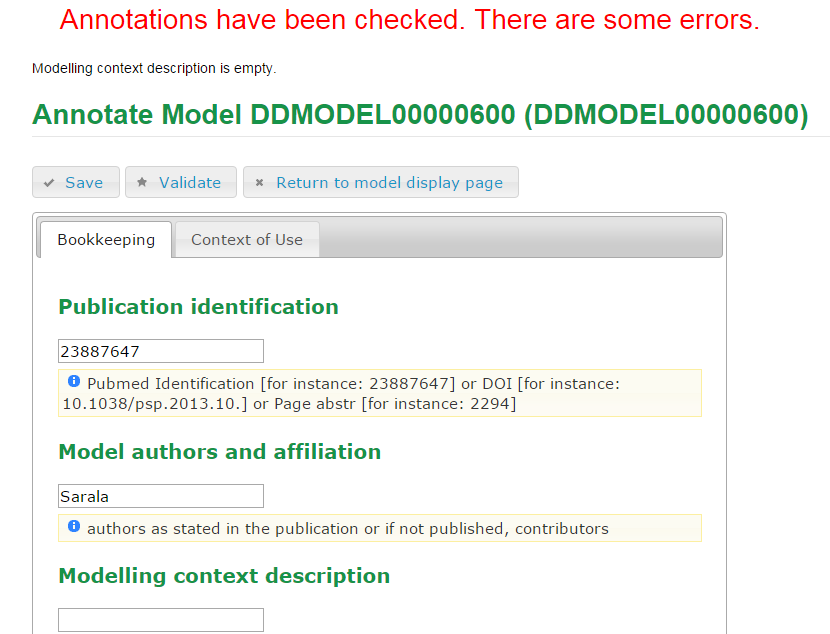 Annotation overview Annotation overview